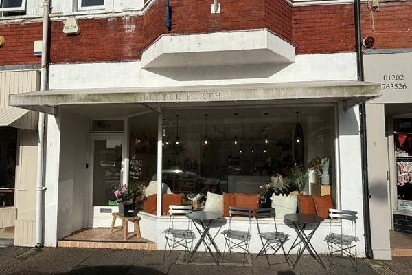 The Little Perth shopfront in Westbourne before cleaning.